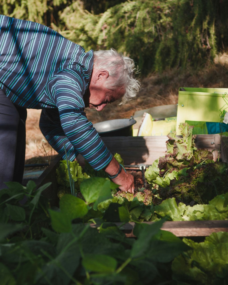 Agricoltore al lavoro